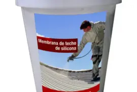 Pintura membrana de techo de silicón