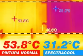 Pintura térmica para techo contra calor