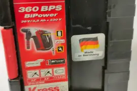 Kress 360 BPS BiPower Schlagbohrer, Akkubohrhammer SDS-Plus